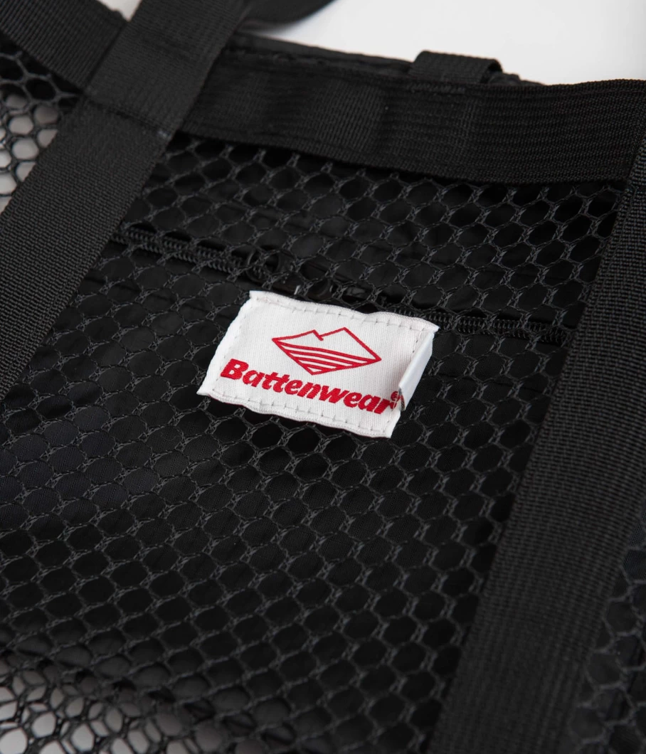 Battenwear Men's Mesh Tote Bag - Durable & Stylish Carryall for Everyday Use