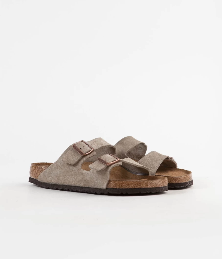 Birkenstock Arizona SFB Sandals for Men - Comfortable Leather Footbed Slides