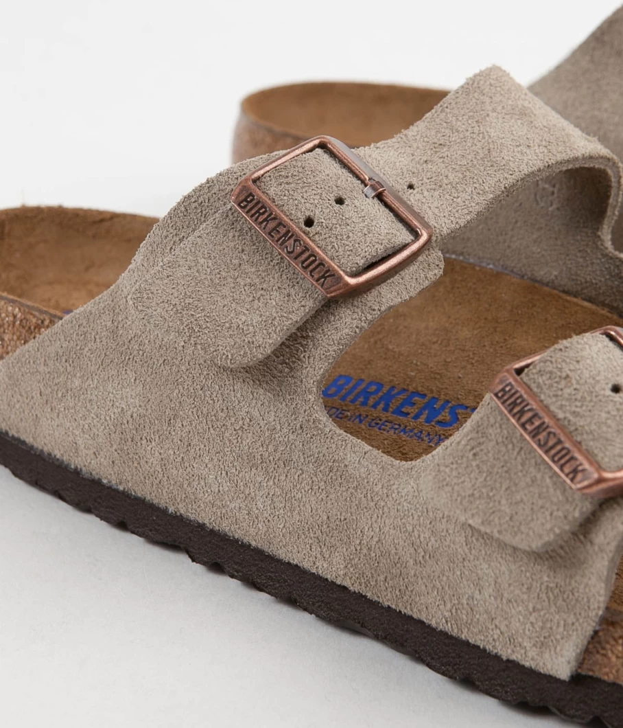 Birkenstock Arizona SFB Sandals for Men - Comfortable Leather Footbed Slides