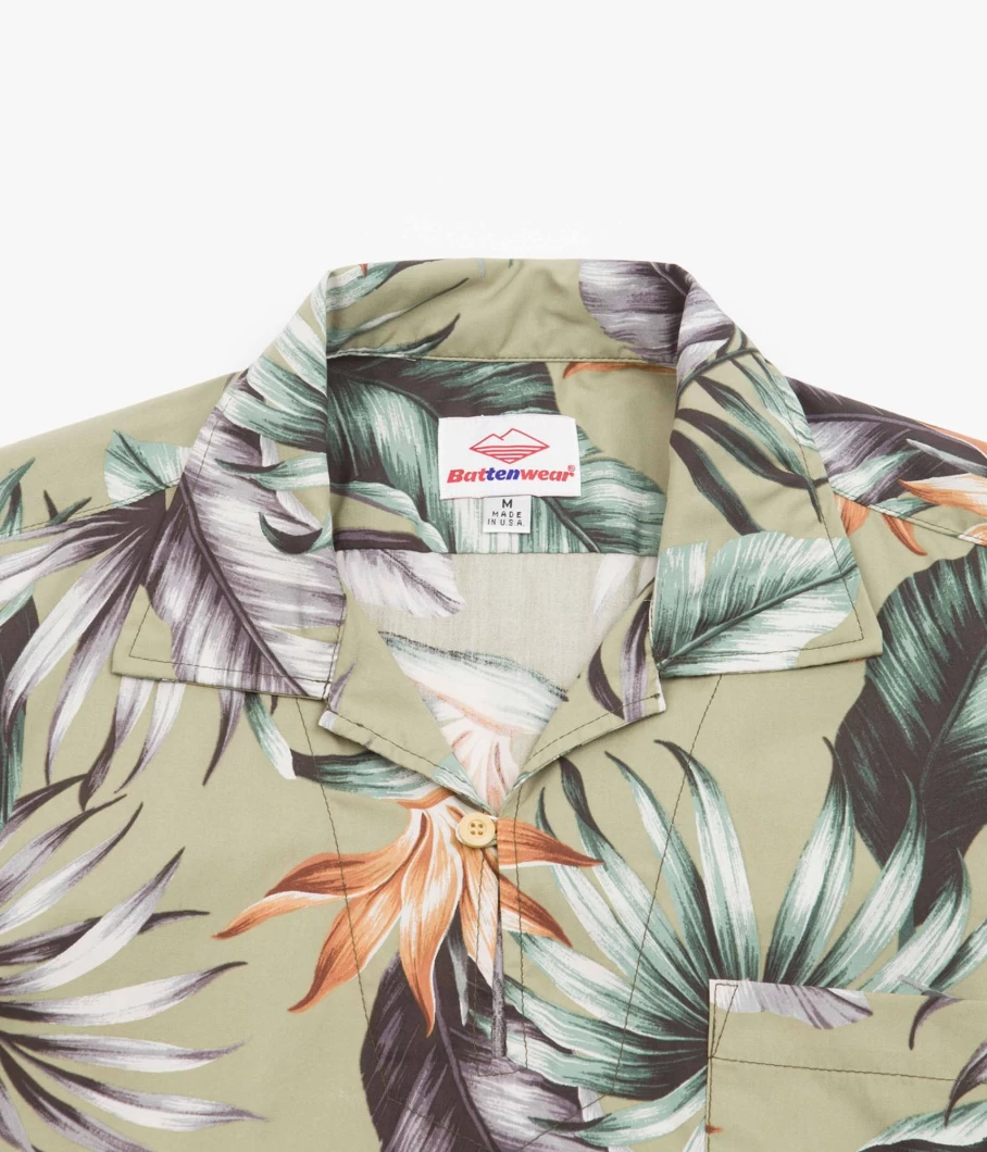 Battenwear Men's Topanga Short Sleeve Pullover Shirt - Casual Comfort Fit
