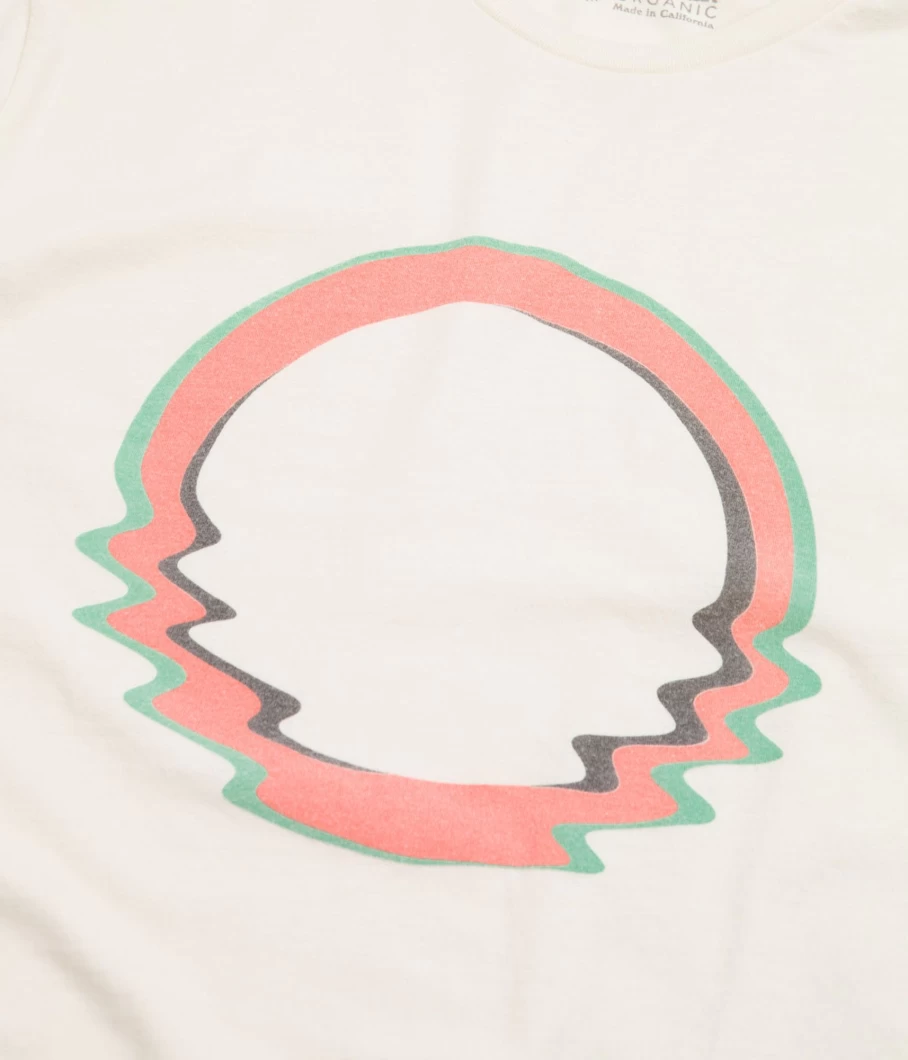Mollusk Men's Ripple Graphic Cotton T-Shirt - Casual Short Sleeve Tee