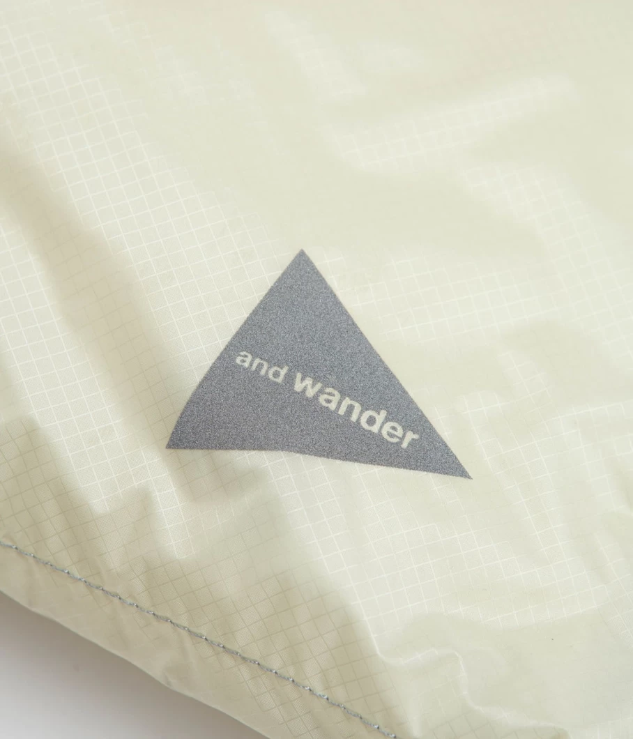 And Wander Men's Sil Sacoche - Lightweight Nylon Shoulder Bag for Urban Exploration