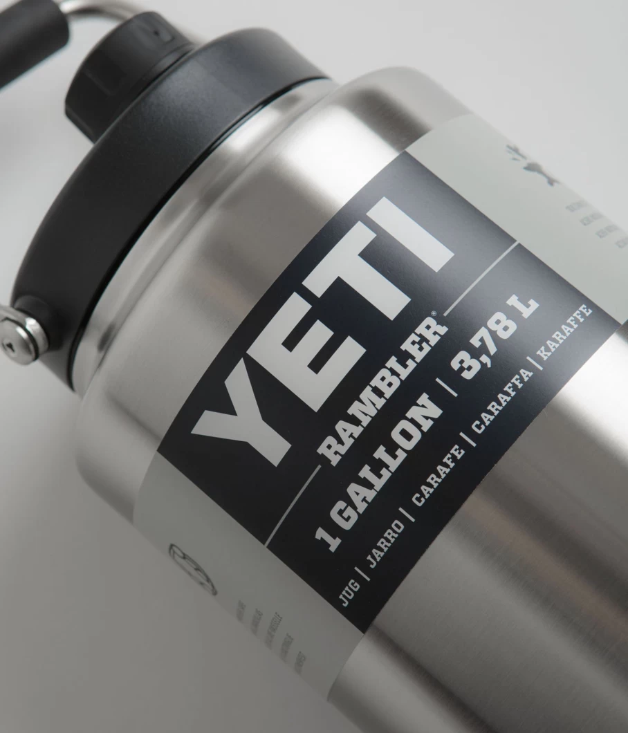 "YETI Rambler 1 Gallon Jug - Insulated Stainless Steel Water Jug for Outdoor Adventures"