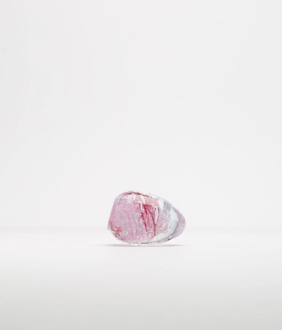 Studio Arhoj Handmade Crystal Blob Figurine - Unique Art Glass Sculpture for Men & Collectors