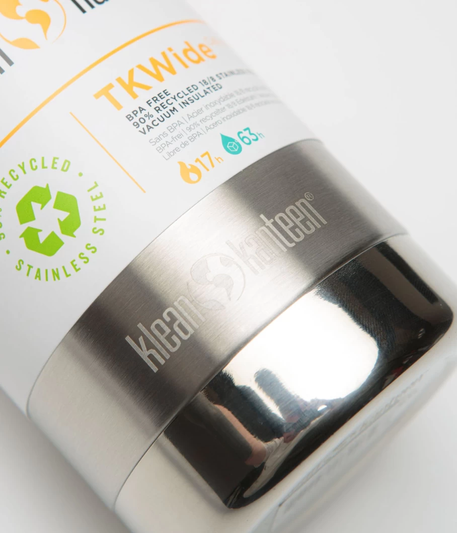 Klean Kanteen TK Wide 592ml Insulated Stainless Steel Water Bottle with Cafe Cap