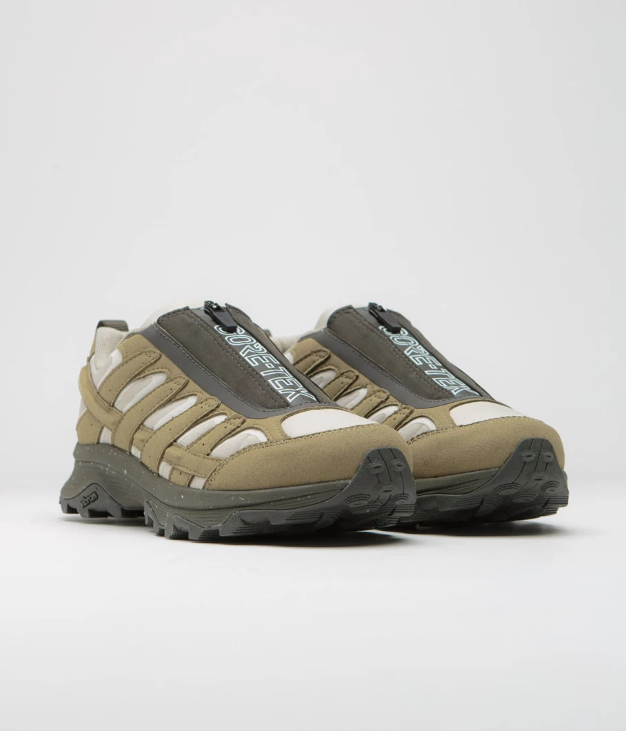 Merrell Moab Speed Zip GTX SE Waterproof Hiking Shoes for Men - Lightweight Trail Running Outdoor Adventure Footwear