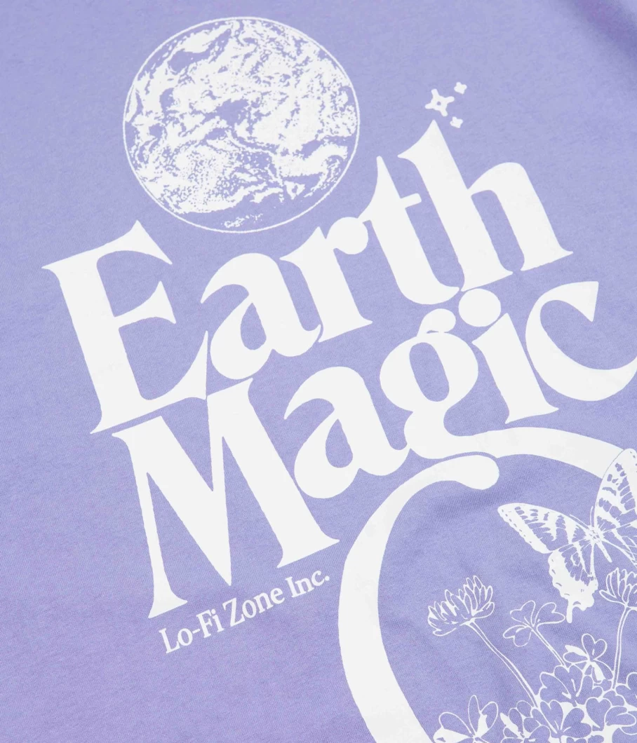 Lo-Fi Earth Magic Graphic T-Shirt for Men - Vintage Inspired Design