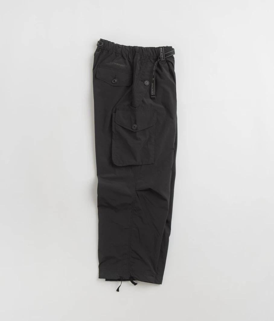 And Wander Men's Oversized Cargo Pants - Stylish Utility Trousers for Urban Exploration