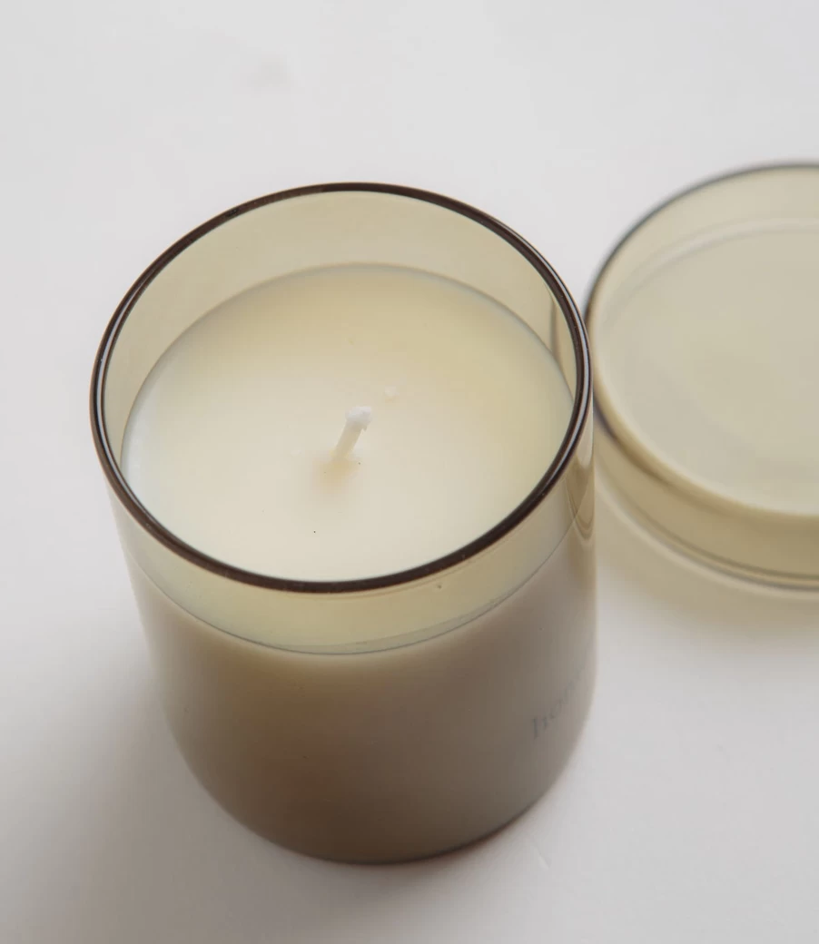 "Homework Scented Candle - Aromatic Soy Wax Candle for Relaxation & Focus"