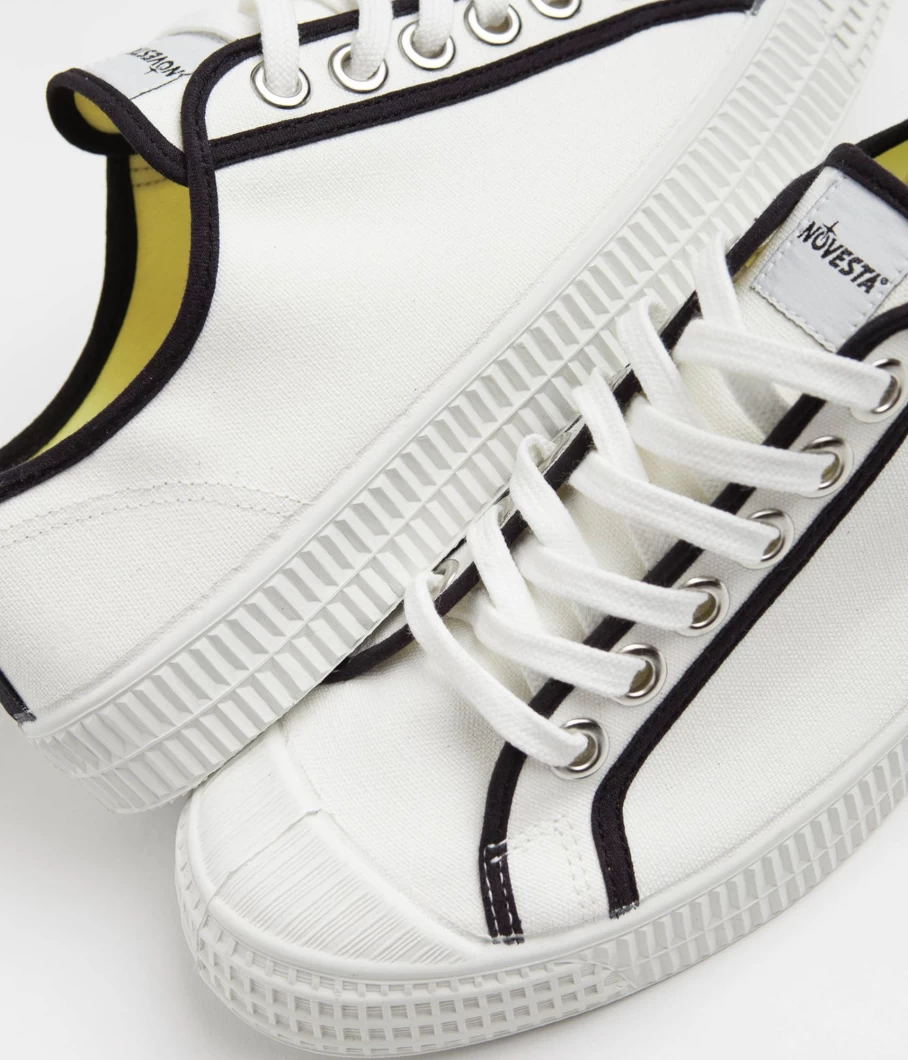 Novesta Star Master Men's High-Top Contrast Piping Sneakers