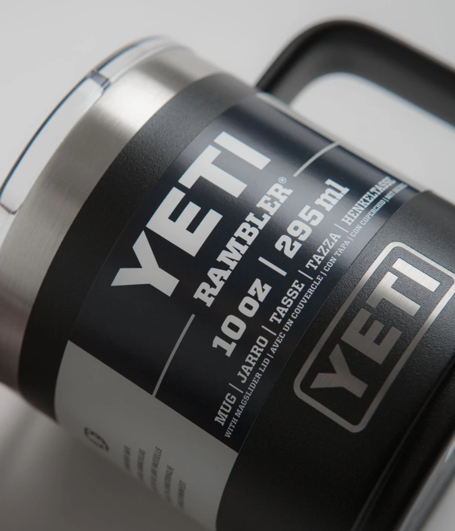 Yeti Rambler 10 oz Stainless Steel Mug - Insulated Travel Cup for Hot & Cold Drinks