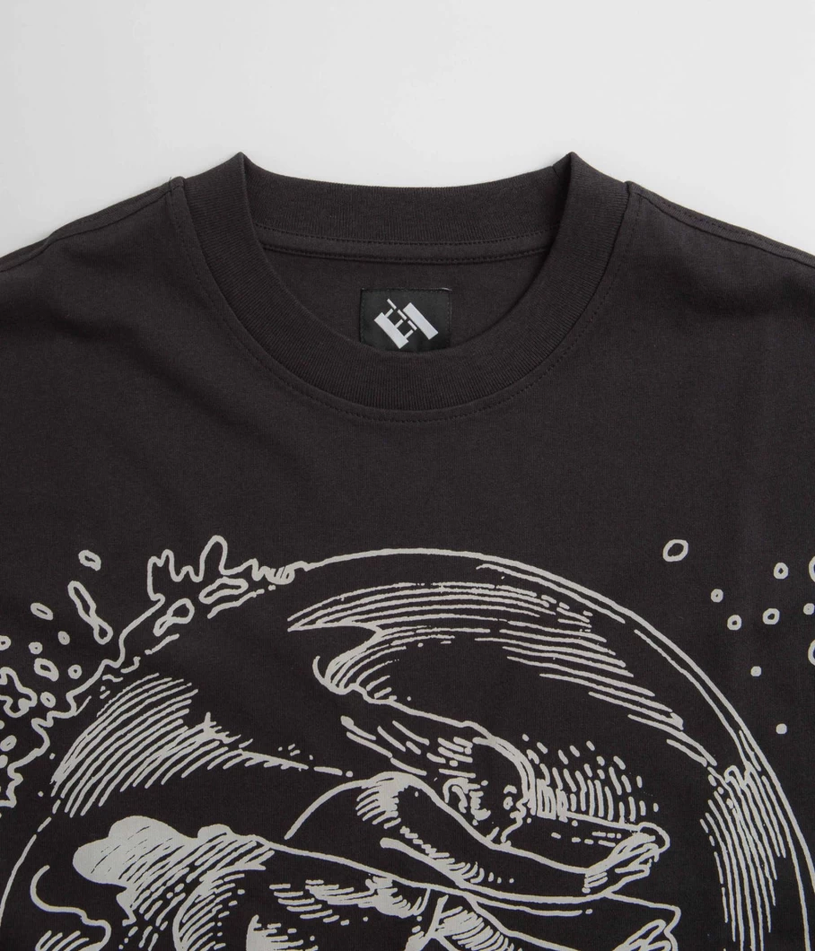 The Trilogy Tapes Men's Graphic Bubble Pain Print T-Shirt