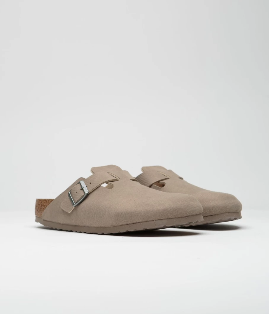 Birkenstock Boston Unisex Soft Footbed Cork Sandals | Comfortable Slip-On Clogs for Men