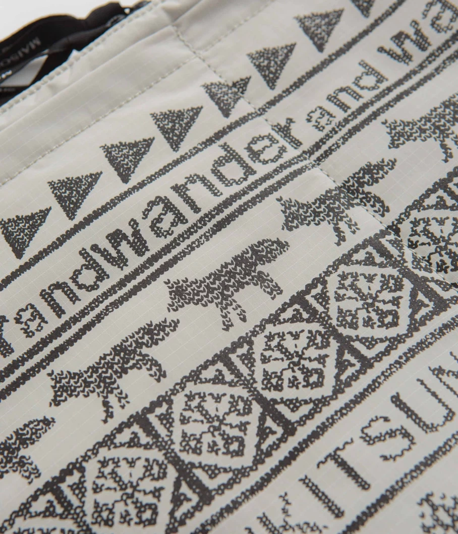 And Wander x Maison Kitsune Sacoche Crossbody Bag for Men - Outdoor Utility Pouch
