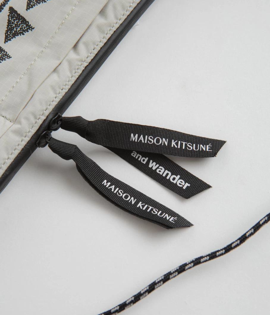 And Wander x Maison Kitsune Sacoche Crossbody Bag for Men - Outdoor Utility Pouch