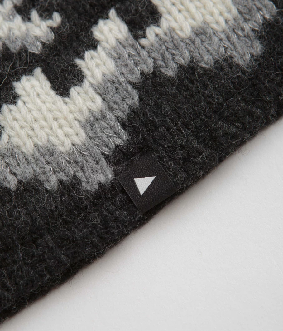 and wander Men's Lopi Knit Beanie - Winter Wool Hat for Outdoor Adventures