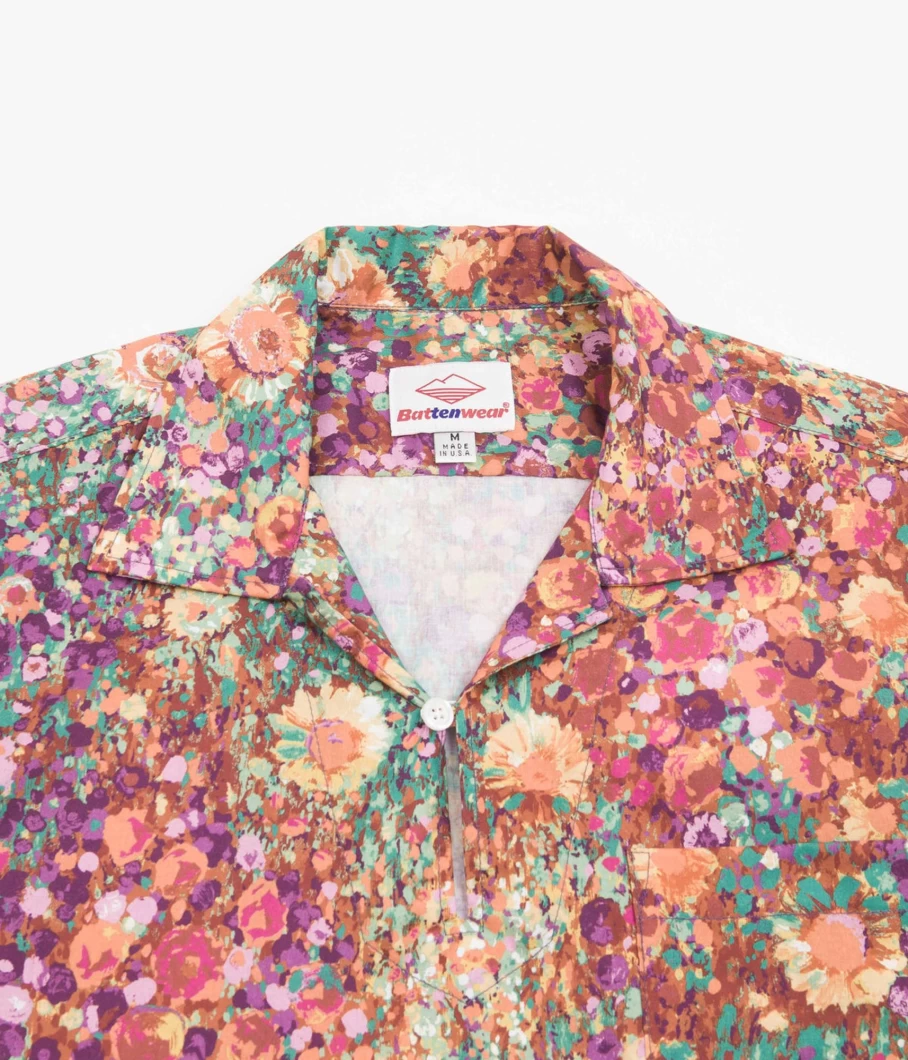 Battenwear Men's Topanga Short Sleeve Pullover Shirt - Casual Summer Style