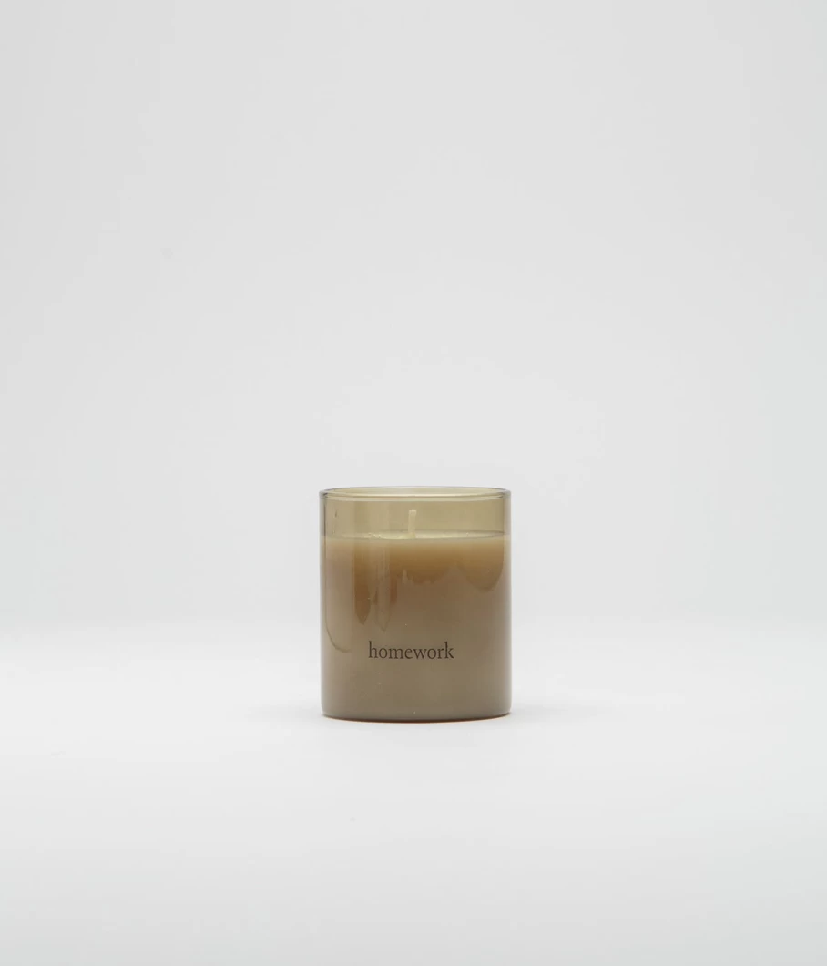 "Homework Scented Candle - Aromatic Soy Wax Candle for Relaxation & Focus"