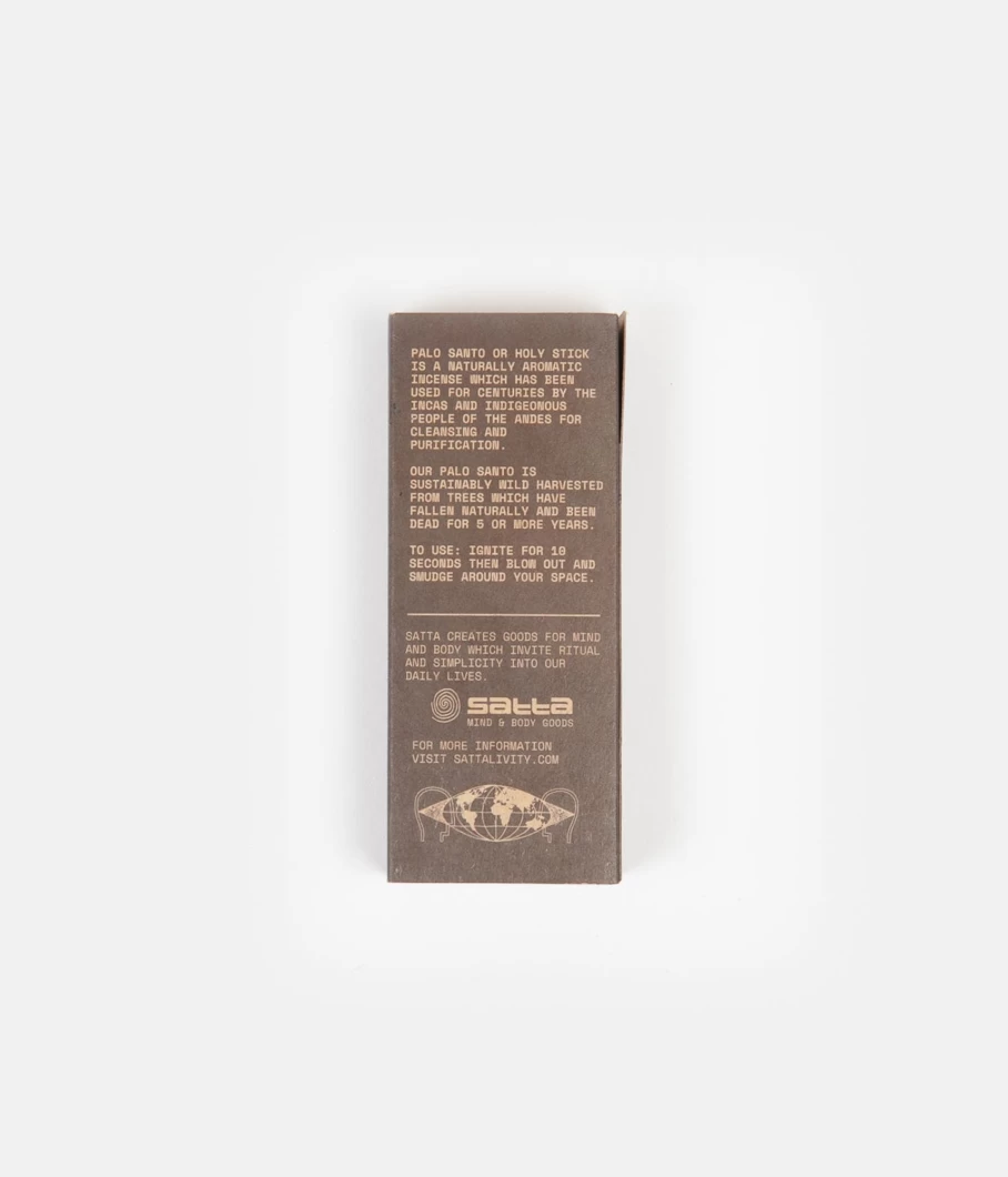 "Satta Palo Santo Incense Sticks – Natural Holy Wood for Aromatherapy & Meditation"