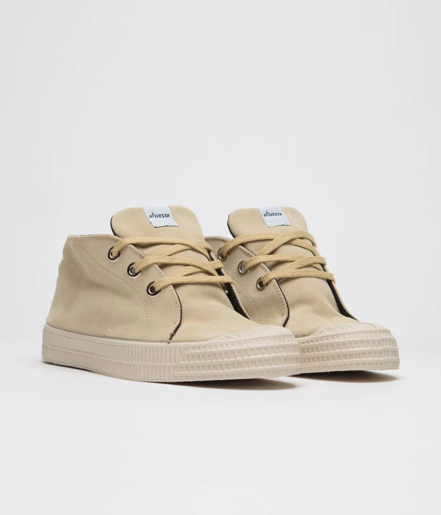 Novesta Star Chukka Suede Men's Sneakers - Classic Brown Low-Top Lace-Up Shoes