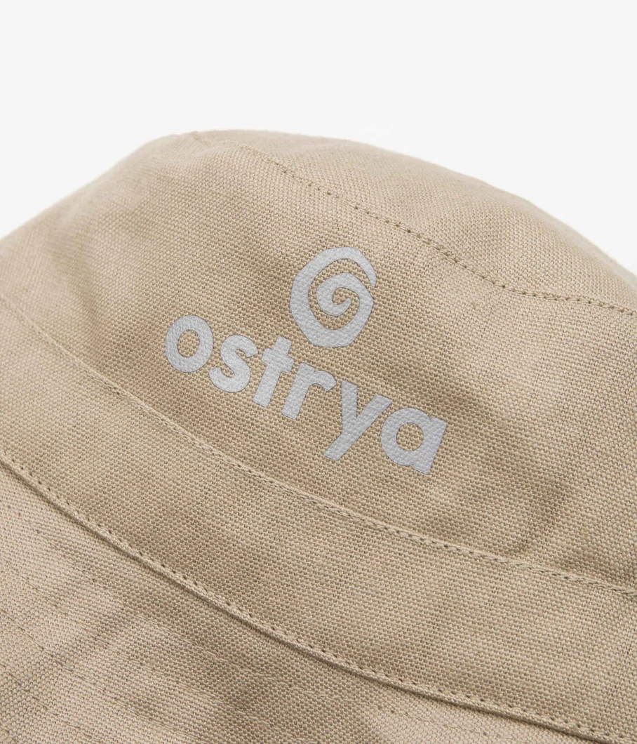 Ostrya Otis Hemp Bucket Hat for Men - Natural Hemp Fabric Outdoor Sun Hat