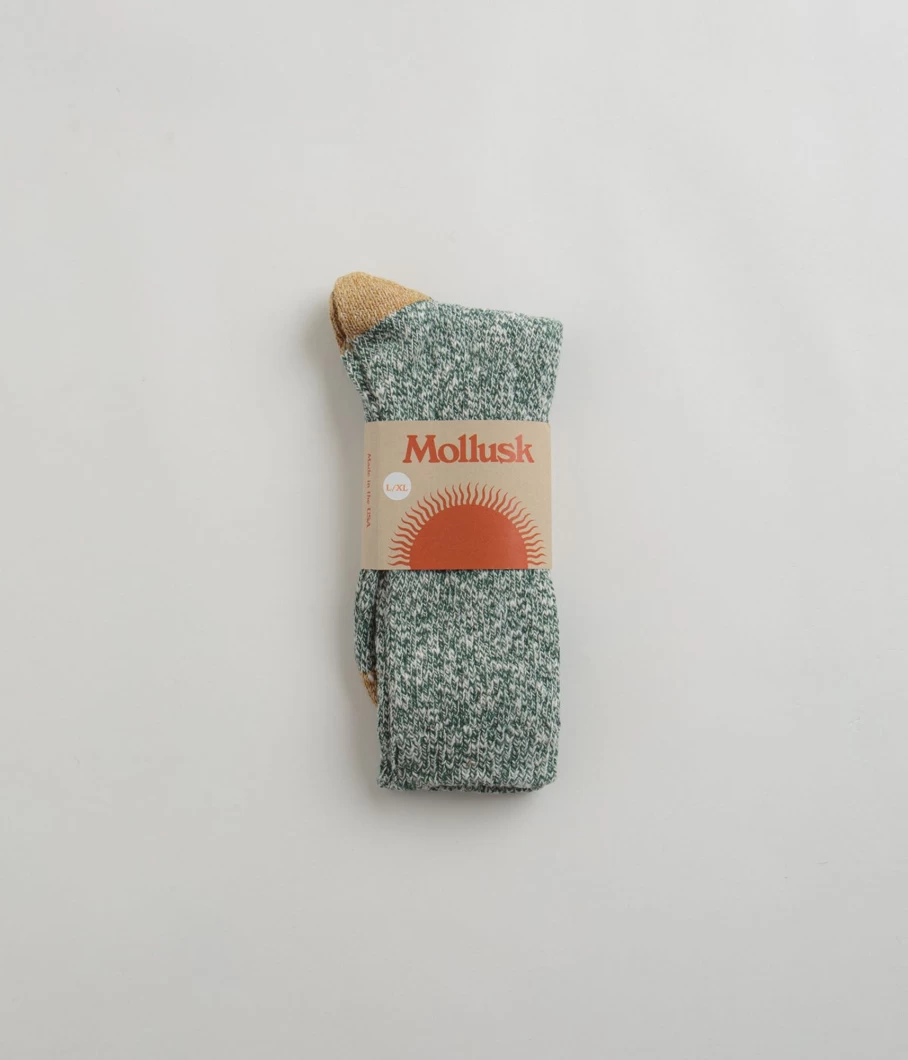Mollusk Men's Marled Utility Socks - Durable Comfort for Everyday Wear