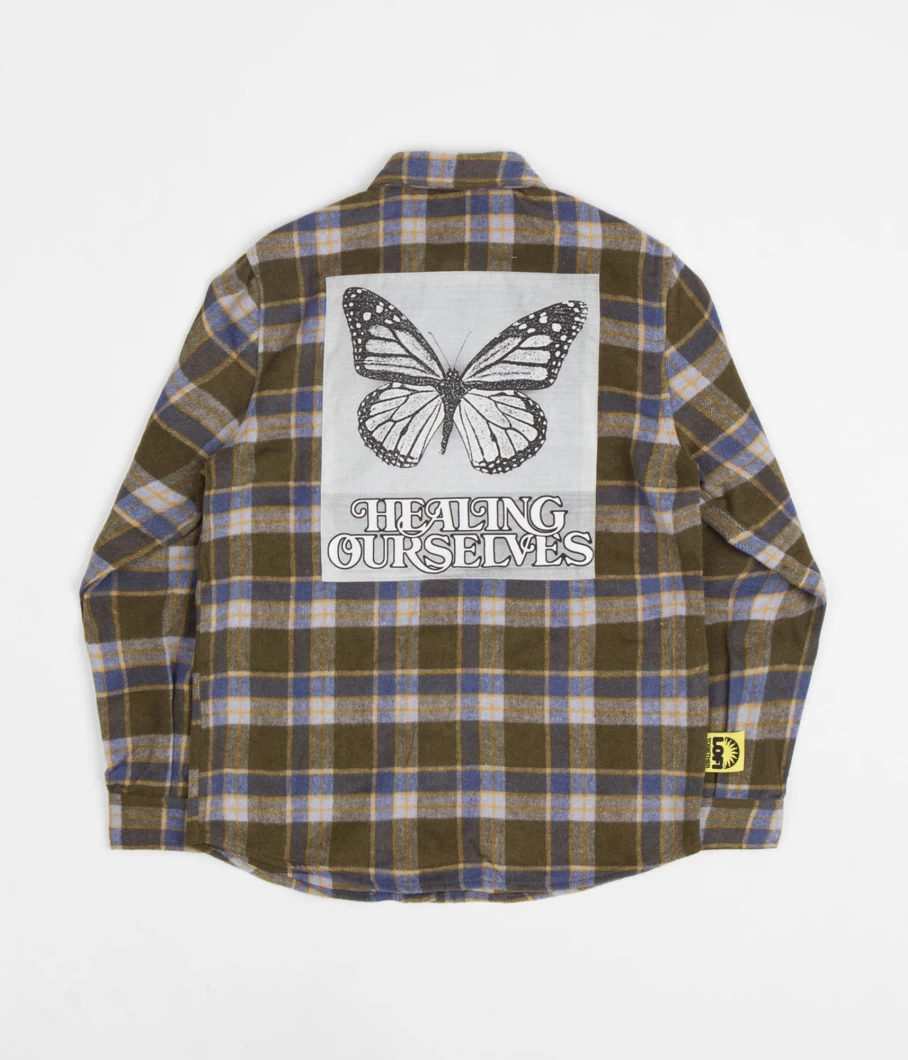 Lo-Fi Men's Relaxing Flannel Shirt - Comfortable & Stylish Healing Top for Casual Wear