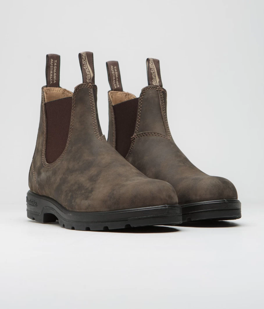 Blundstone Classic 585 Men's Chelsea Boots - Durable Leather Slip-On Shoes for Work & Casual Wear