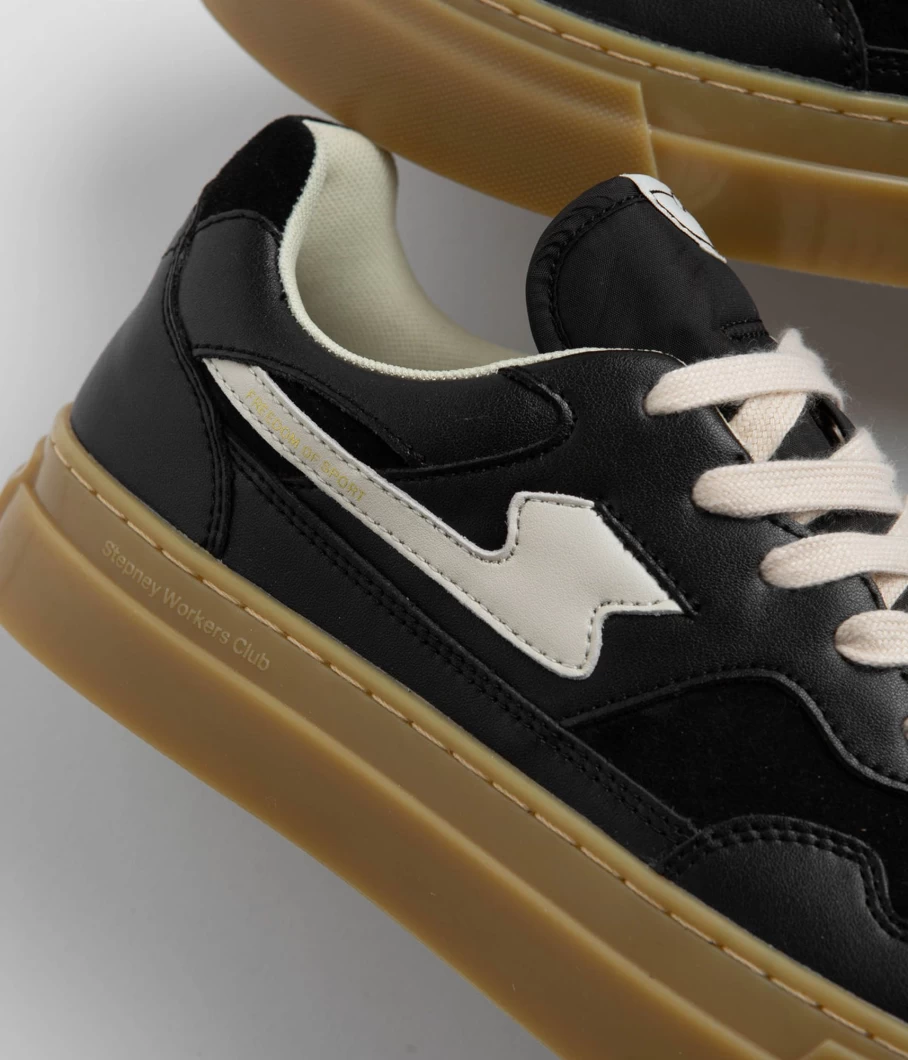 Stepney Workers Club Men's Pearl S-Strike Leather Sneakers for Casual Wear