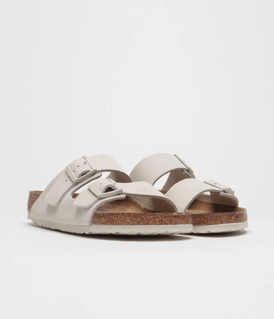 Birkenstock Arizona SFB Sandals for Men - Comfortable Leather Footbed & Adjustable Straps