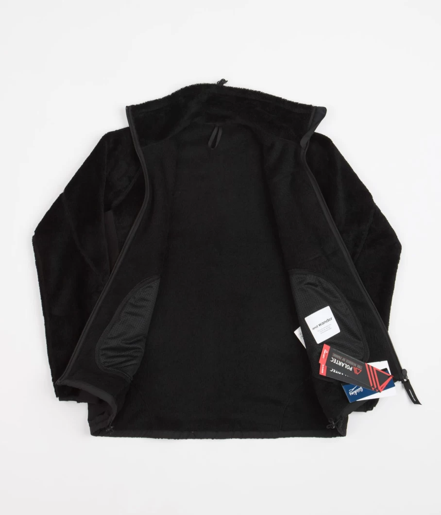 and wander Men's High Loft Fleece Jacket - Lightweight Outdoor Pullover for Hiking & Camping