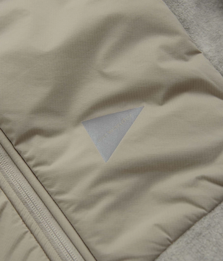 and wander Men's Top Fleece Jacket - Lightweight Outdoor Pullover for Hiking & Camping