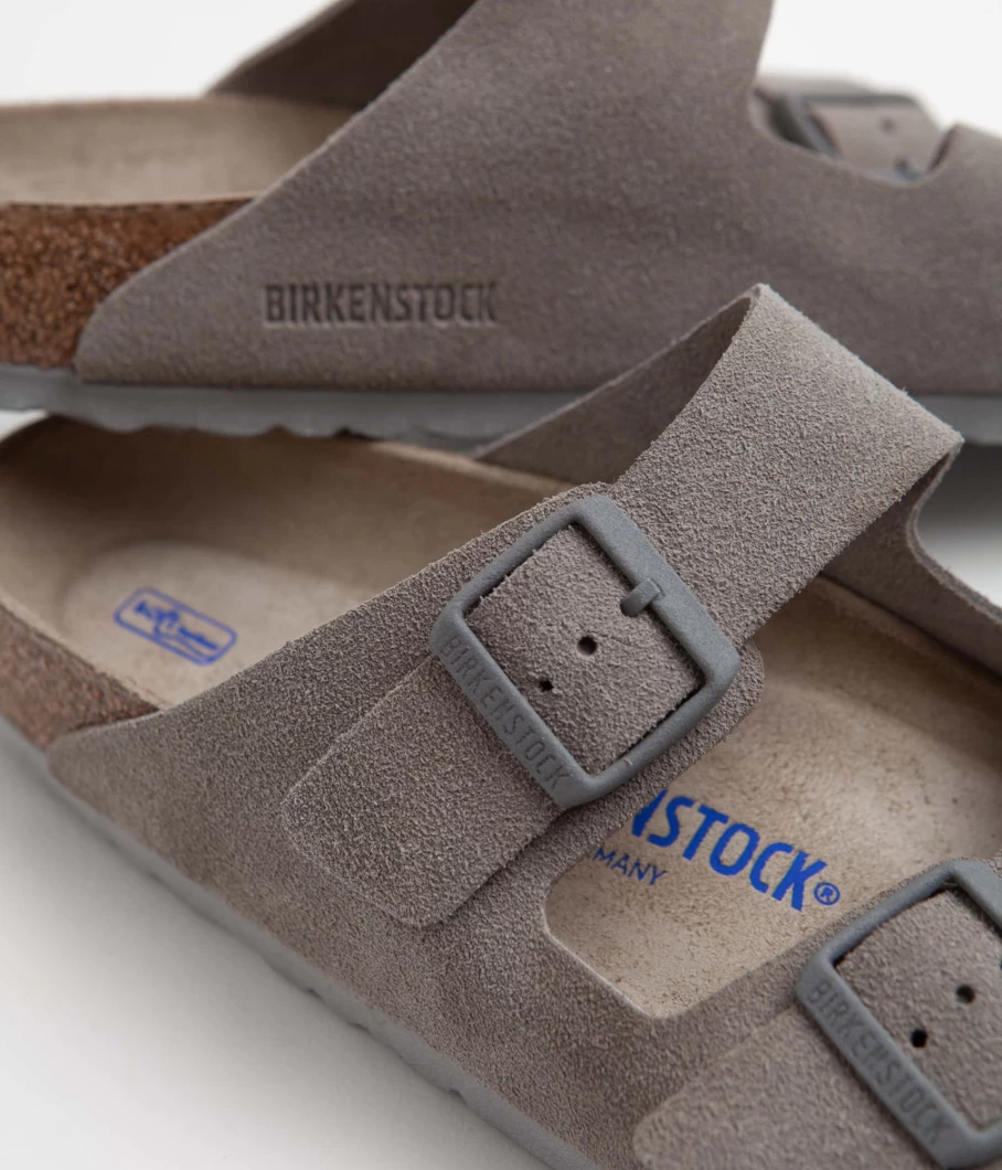 Birkenstock Arizona SFB Sandals for Men - Comfortable Leather Footbed Slides
