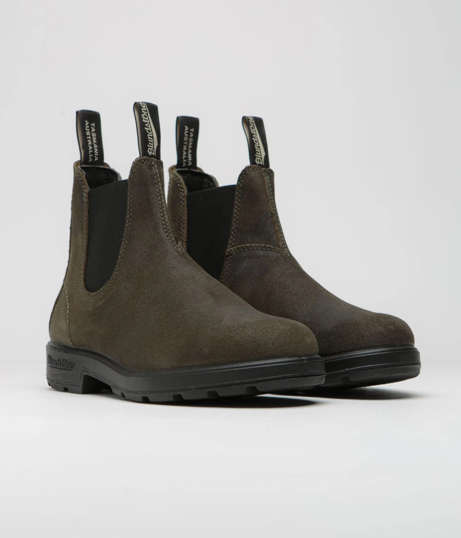 Blundstone Original 1615 Men's Leather Chelsea Boots - Comfortable Slip-On Work & Casual Shoes