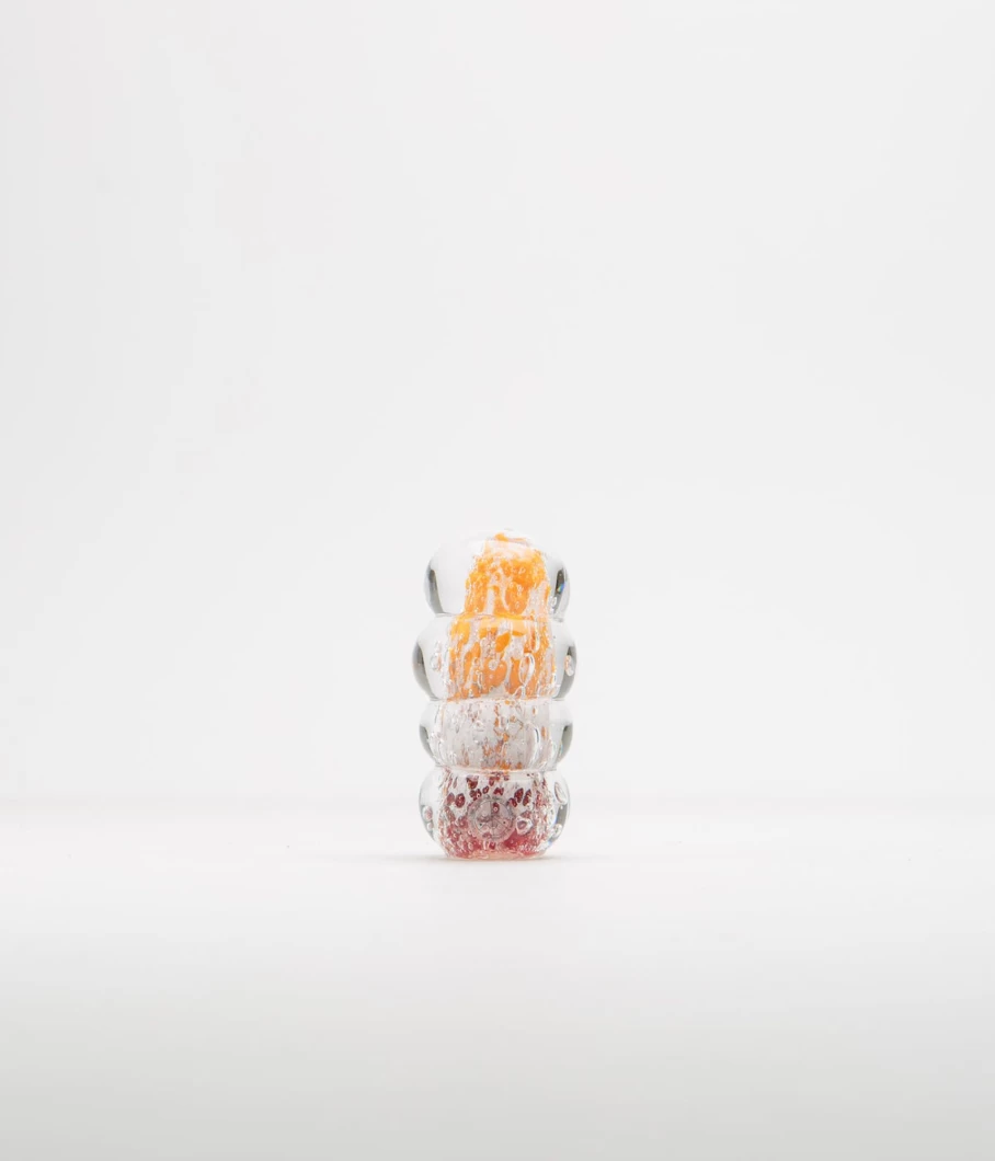 Studio Arhoj Handmade Crystal Blob Figurine - Unique Art Glass Sculpture for Men & Collectors