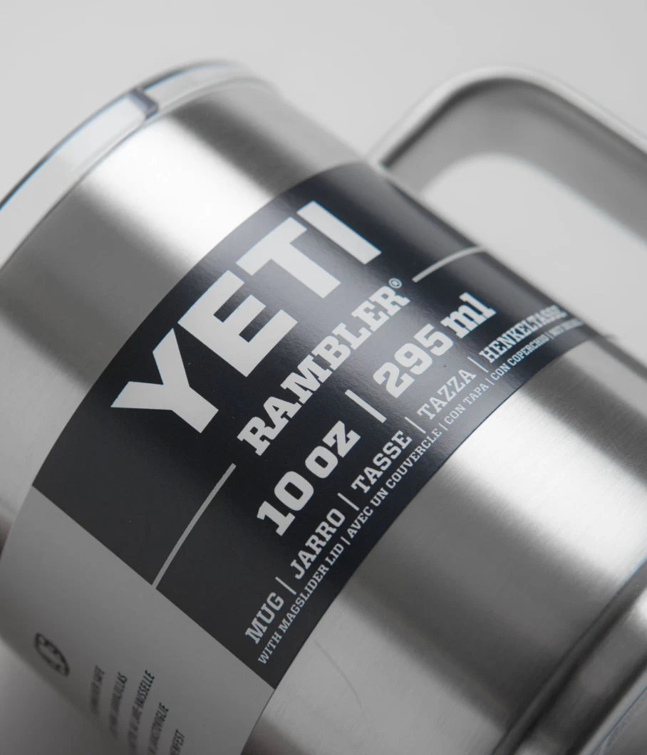 Yeti Rambler 10 oz Stainless Steel Insulated Mug - Double Wall Vacuum Seal, BPA-Free, Durable Travel Coffee Cup