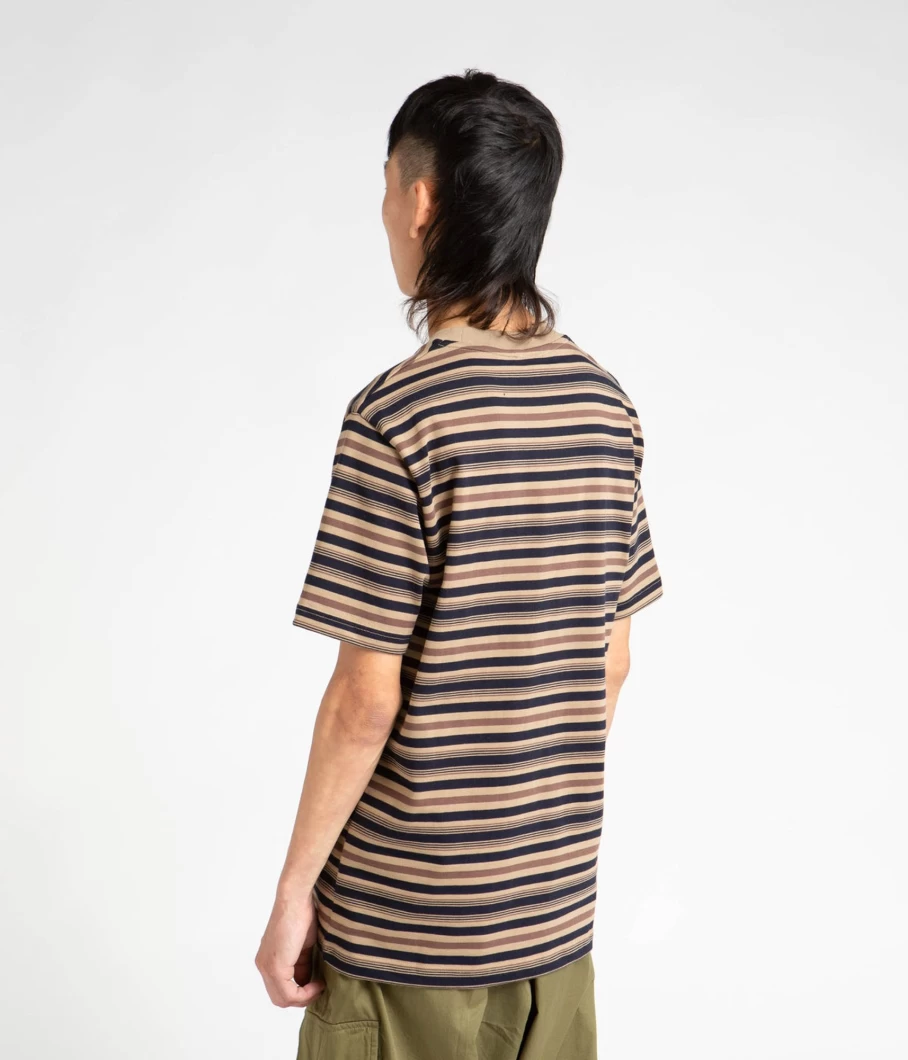 Norse Projects Johannes Multi Stripe T-Shirt for Men - Striped Cotton Tee