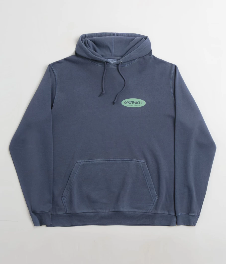Gramicci Men's Original Freedom Oval Hoodie - Lightweight Outdoor Pullover with Adjustable Hood