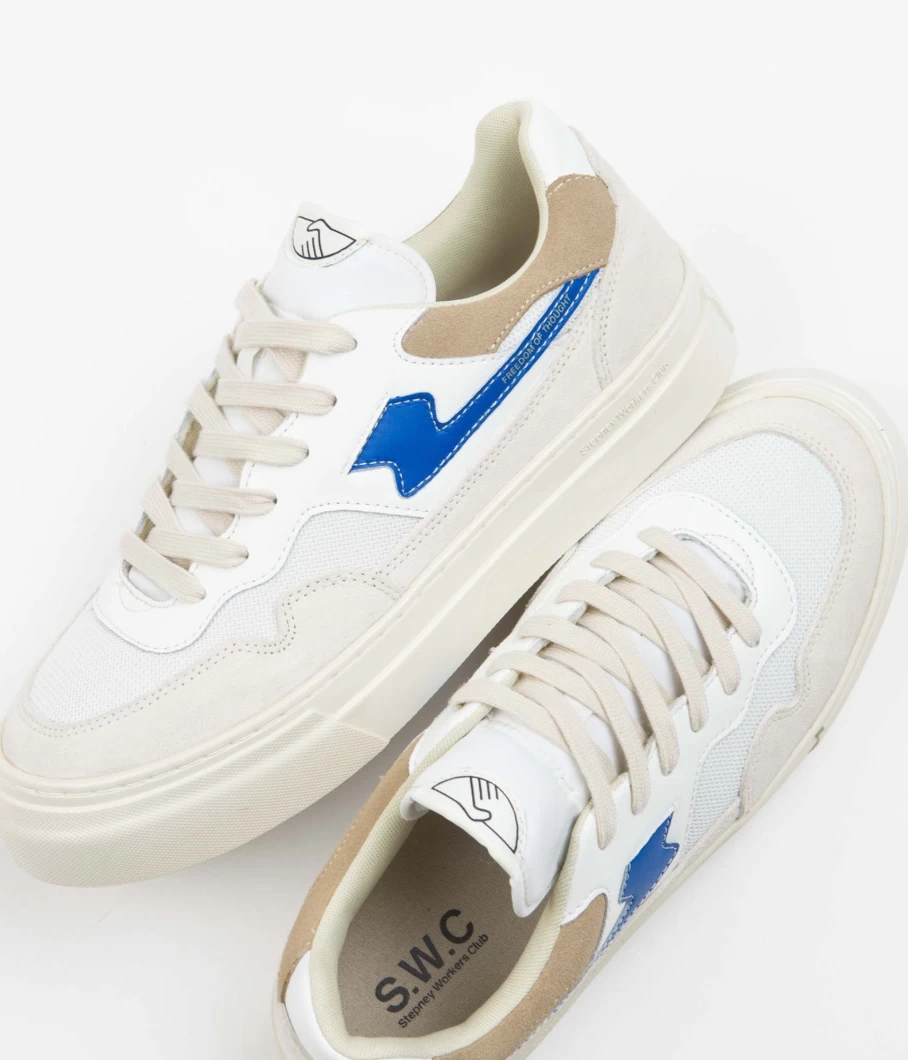 Stepney Workers Club Men's Pearl S-Strike Suede Sneakers