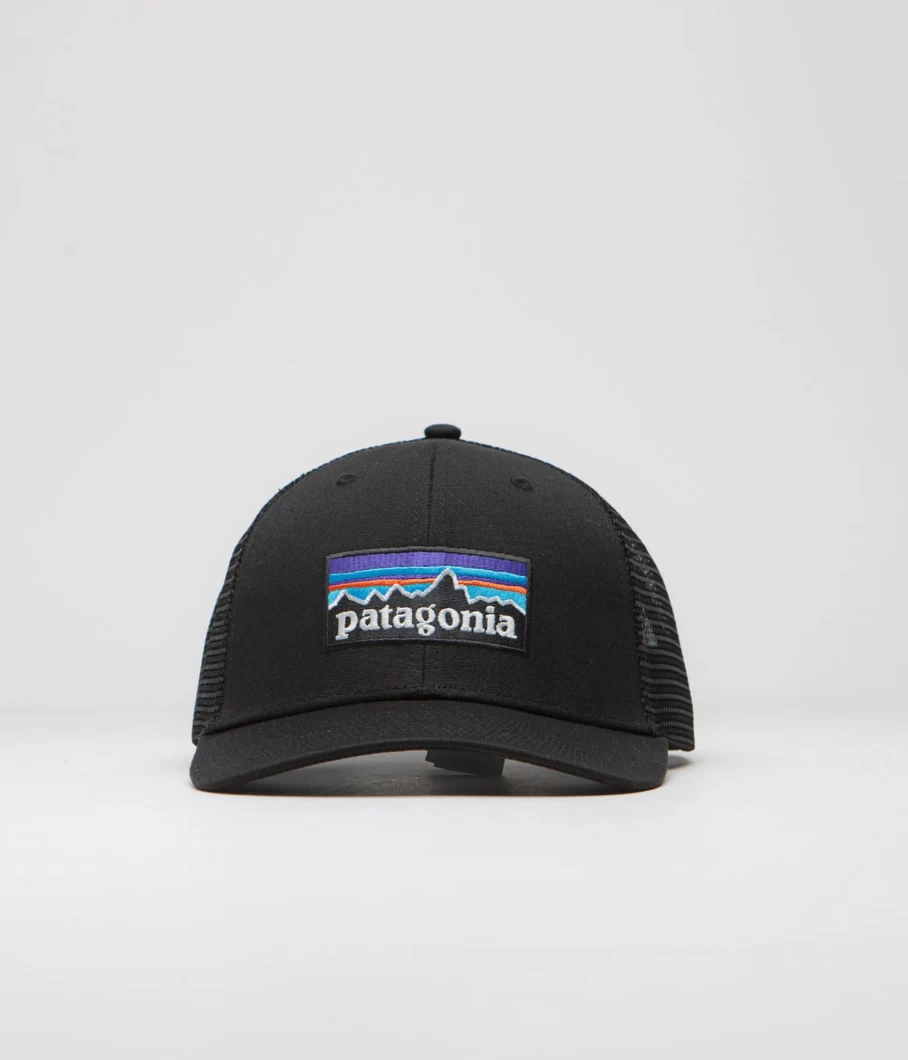 Patagonia Men's P-6 Logo Trucker Hat - Classic Adjustable Snapback Cap for Outdoor Enthusiasts