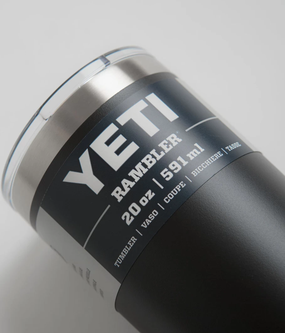 Yeti Rambler Tumbler 20Oz Stainless Steel Vacuum Insulated Cup for Men - YETI V2 Travel Mug, Hot & Cold Drinkware, BPA-Free, Durable Camping & Office Accessories