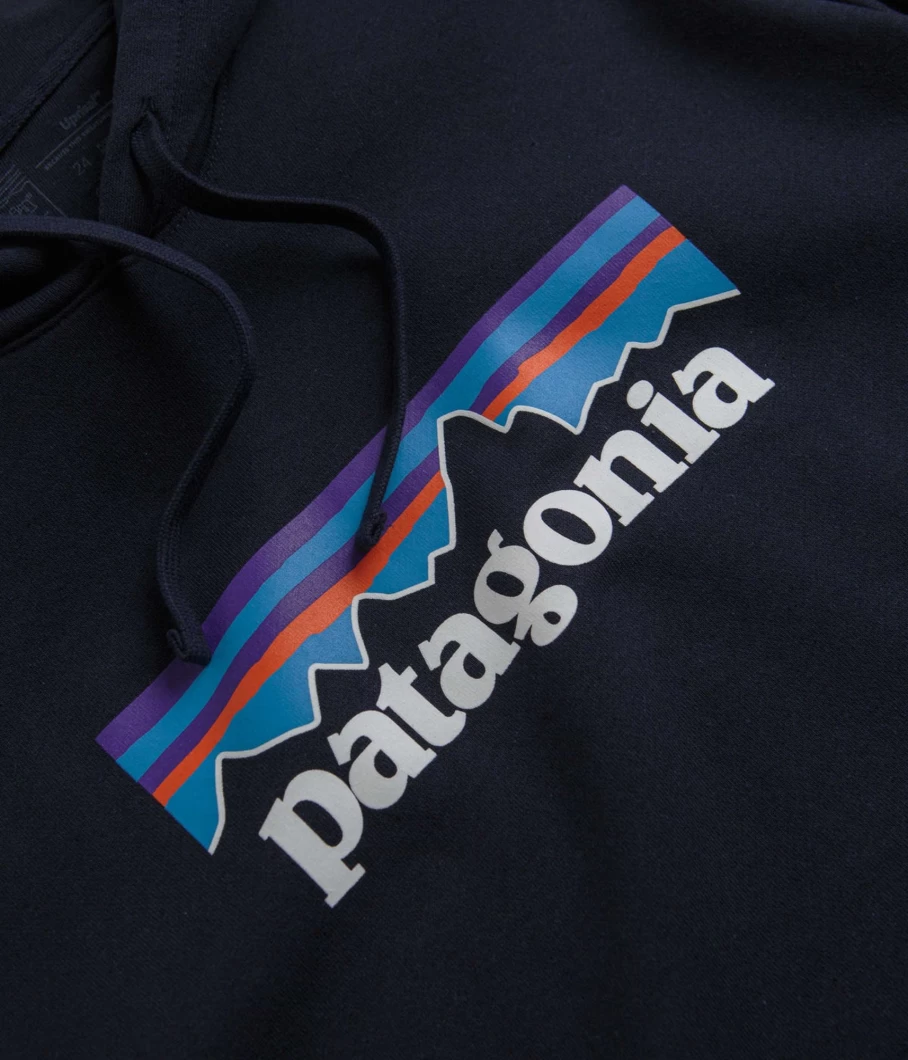 Patagonia Men's P-6 Logo Uprisal Hoodie - Sustainable Outdoor Pullover with Iconic Logo